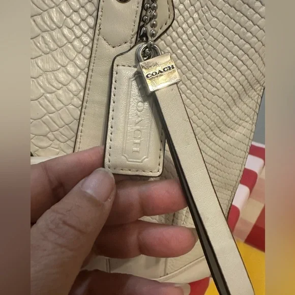 Limited Edition Coach Charlie Embossed Python Leather Tote 28723 - Picture 3 of 14